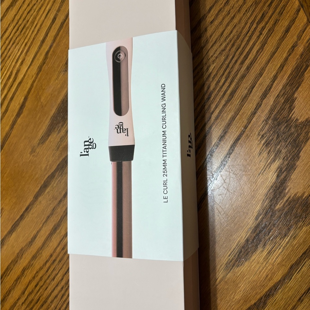 L’ange Titanium Curling Wand in Pink/Rose Gold